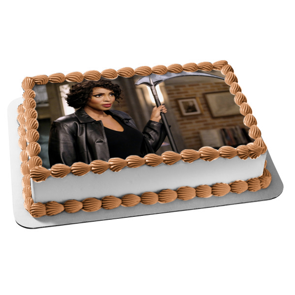 Supernatural Death Billie Scythe TV Show Edible Cake Topper Image ABPID53275