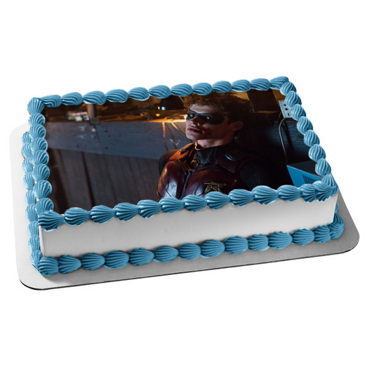 DC Comics Red Hood Titans Robin TV Show Edible Cake Topper Image ABPID53332