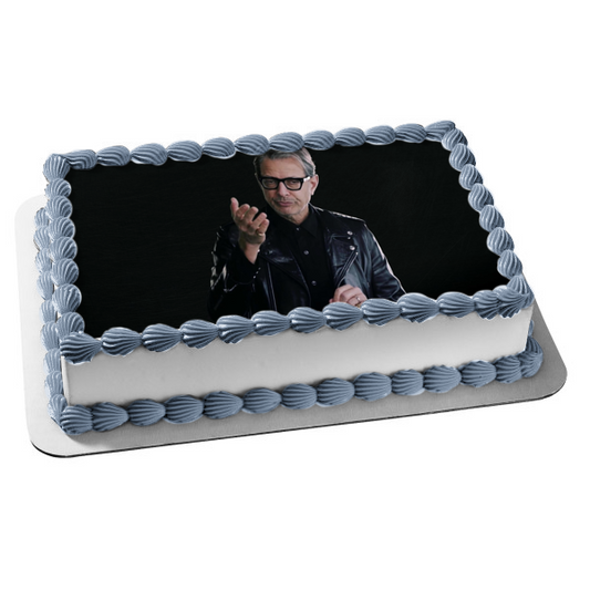 Jeff Goldblum Actor Edible Cake Topper Image ABPID53335
