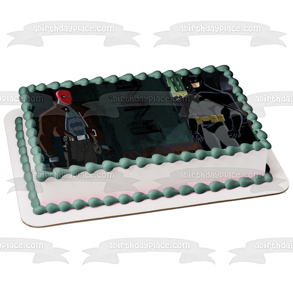 DC Comics Jason Todd Batman: Under the Red Hood Animated TV Show Edible Cake Topper Image ABPID53339