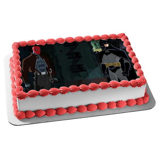 DC Comics Jason Todd Batman: Under the Red Hood Animated TV Show Edible Cake Topper Image ABPID53339
