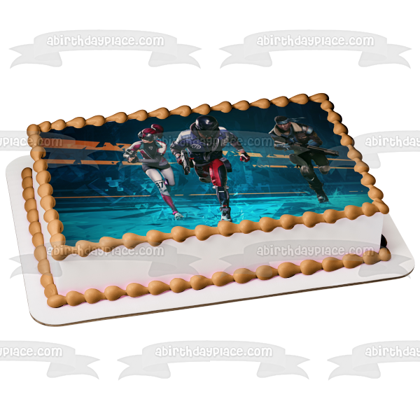 Ubisoft Hyper Scape Multiplayer Battle Royale Shooter Video Game Edible Cake Topper Image ABPID53347