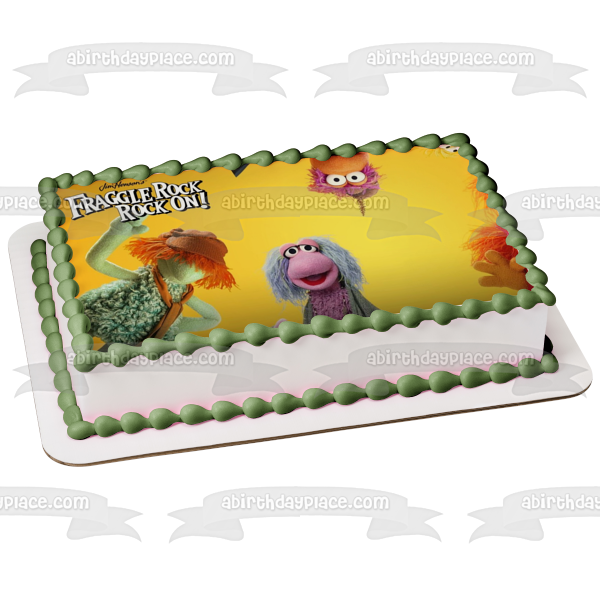 Fraggle Rock Rock on TV Show Classic Puppets Gobo Mokey Red Wembley Boober Edible Cake Topper Image ABPID53351