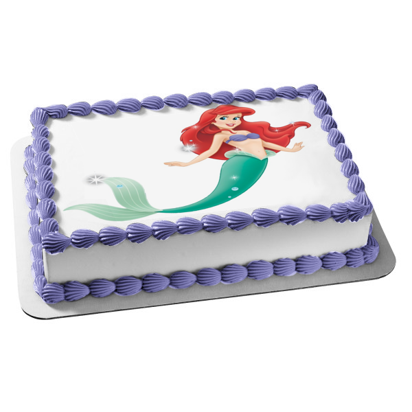 The Little Mermaid Disney Ariel Edible Cake Topper Image ABPID03359