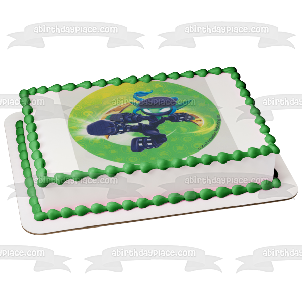 Skylanders Swap Force Silent but Deadly Ninja and Stealth Elf Edible Cake Topper Image ABPID03398