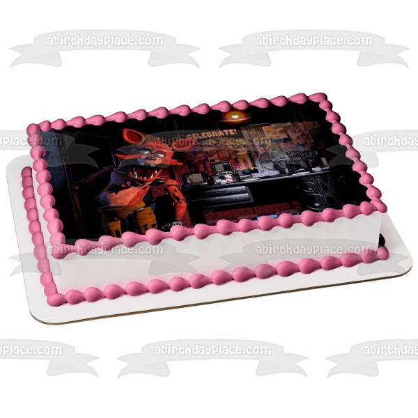 Officially Licensed Five Nights at Freddy's Edible Cake Image Toppers