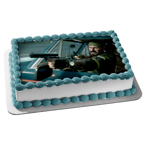Call of Duty Black Ops Cold War Shooter Video Game Edible Cake Topper Image ABPID53371