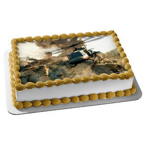 Call of Duty Black Ops Cold War Shooter Video Game Edible Cake Topper Image ABPID53374