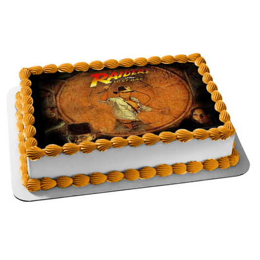 Indiana Jones Raiders of the Lost Ark Edible Cake Topper Image ABPID08429