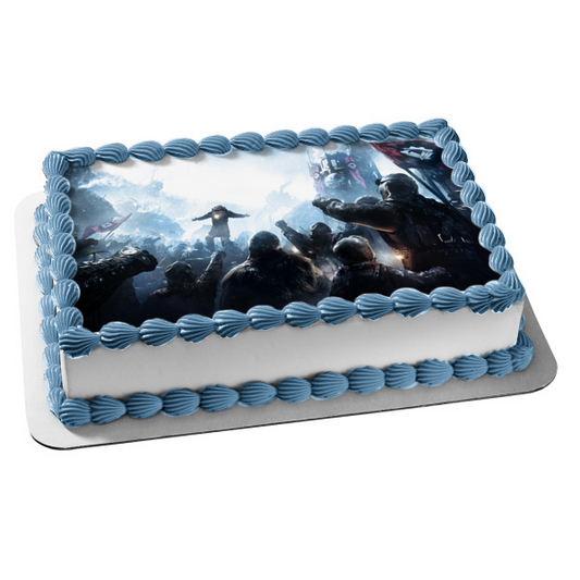 Frostpunk City Building Survival Video Game Edible Cake Topper Image ABPID53389