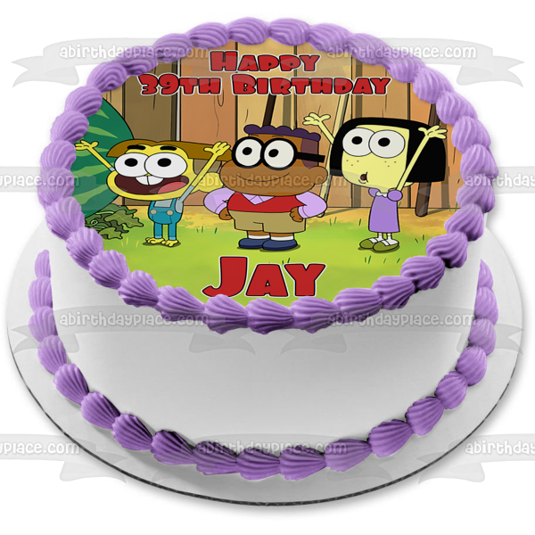 Big City Greens Cricket Tilly Remy Edible Cake Topper Image ABPID52111