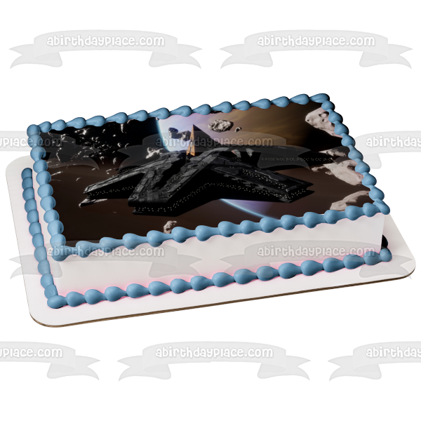 Stargate Sg-11 Sci Fi TV Show Series Pyramid Ship Cheops Edible Cake Topper Image ABPID53383