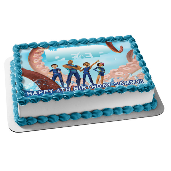 The Deep William Fontaine Anteus Kaiko Nekton Family Edible Cake Topper Image ABPID52152