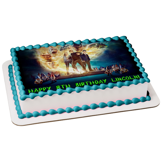Goosebumps 2 Haunted Halloween Scary Personalized Edible Cake Topper Image ABPID00046