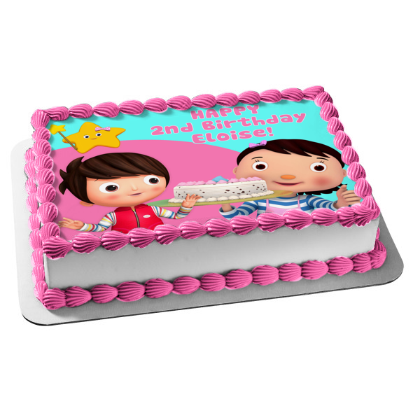 Little Baby Bum Happy Birthday Cake Jacus Twinkle Mia Edible Cake Topper Image ABPID21998