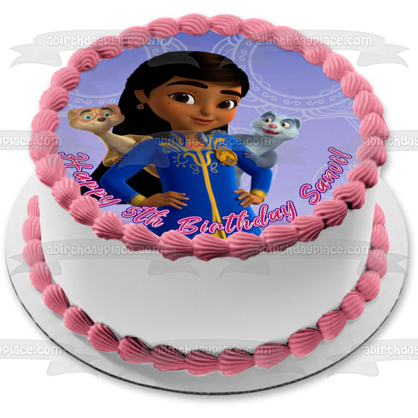 Mira Royal Detective Mikku Chikku Edible Cake Topper Image ABPID52155