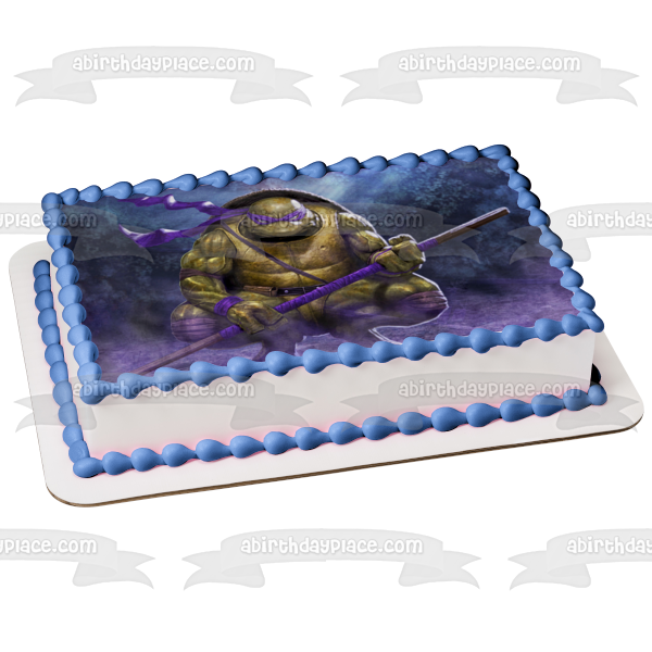 Teenage Mutant Ninja Turtles Donatello Bo Edible Cake Topper Image ABPID03721