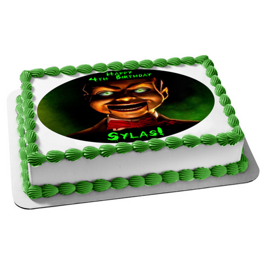 Goosebumps Slappy the Dummy Edible Cake Topper Image ABPID06821
