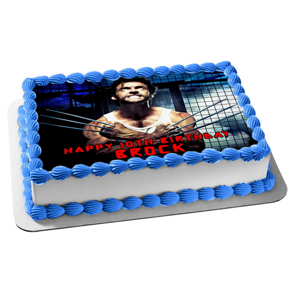 The X-Men Wolverine Edible Cake Topper Image ABPID04909
