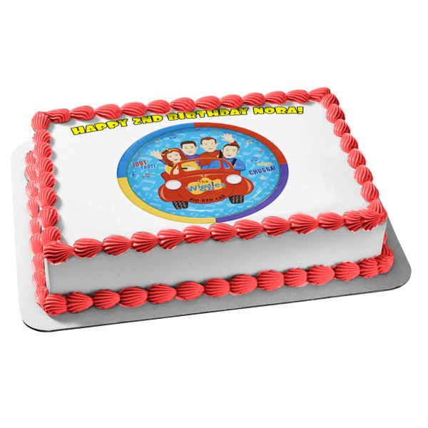 The Wiggles Simon Emma Anthony and Lachy Edible Cake Topper Image ABPID03933