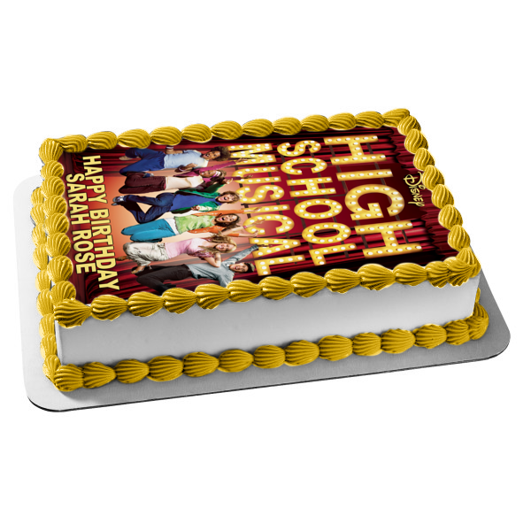 Disney High School Musical Troy Bolton Sharpay Evans Edible Cake Topper Image ABPID03586