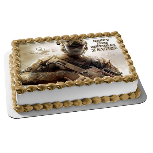 Imagen comestible para decoración de tarta de Call of Duty Black Ops 2 Alex Mason ABPID03538 