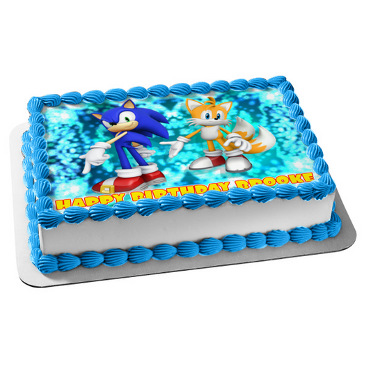 Imagen comestible para decoración de tarta de Sonic the Hedgehog Miles 'Tails' Prower ABPID01258 