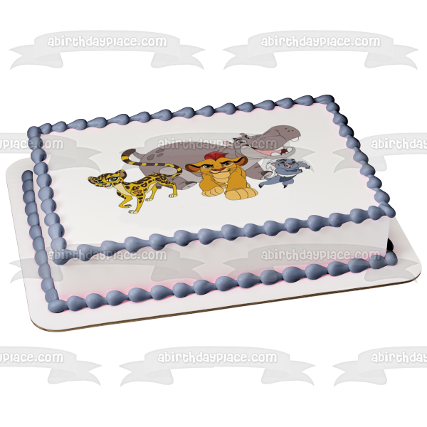 Lion Guard 2 Kion Fuli Bunga and Beshte Edible Cake Topper Image ABPID03823