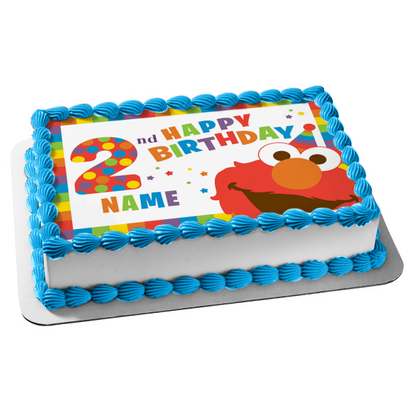 Sesame Street Elmo Happy 2nd Birthday