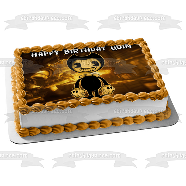Bendy and the Ink Machine Humanoid Monster Bendy Edible Cake Topper Image ABPID50497
