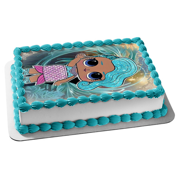 LOL Surprise Splash Queen Edible Cake Topper Image ABPID50960