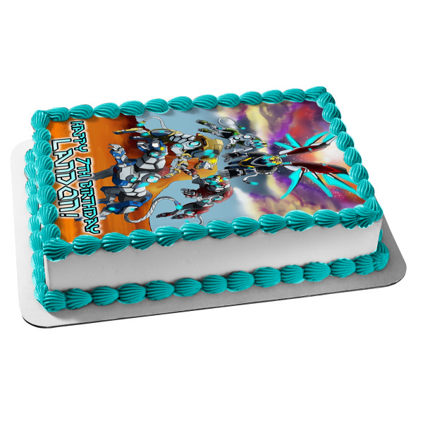 Voltron: Legendary Defender Lions Paladins Edible Cake Topper Image ABPID52267