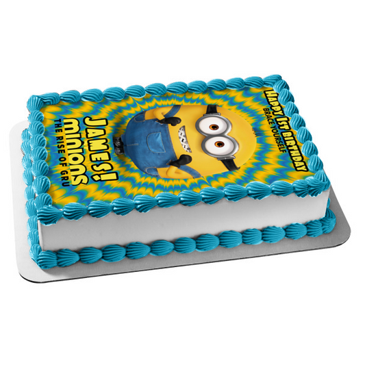 Minions: The Rise of Gru Despicable Me Otto Edible Cake Topper Image ABPID51396
