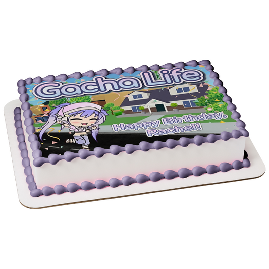 Gacha Life App Google Play Music Game Edible Cake Topper Image ABPID51682