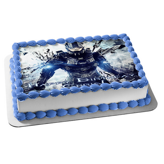 Halo 4 Halo Nation John-117 Master Cheif - Decoración comestible para tarta, imagen ABPID05731 