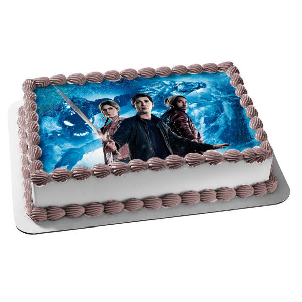 Percy Jackson Annabeth Grover Sword Edible Cake Topper Image ABPID03877