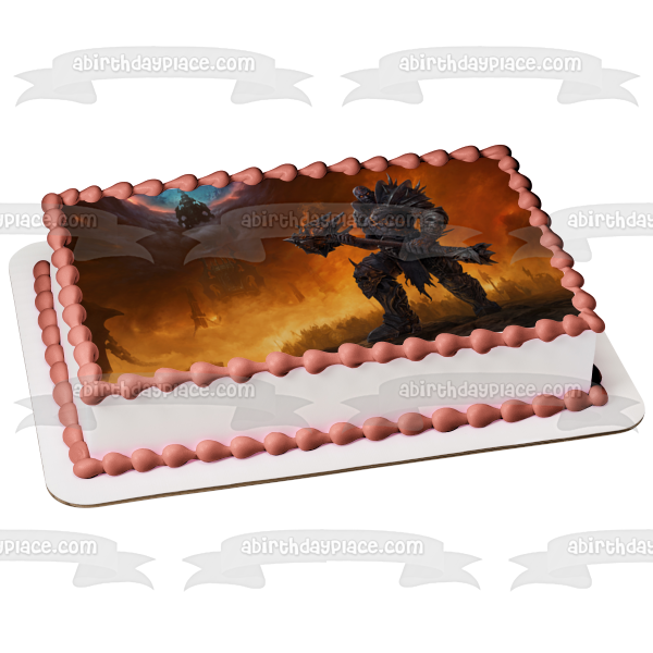 World of Warcraft: Shadowlands Lich King Edible Cake Topper Image ABPID53392