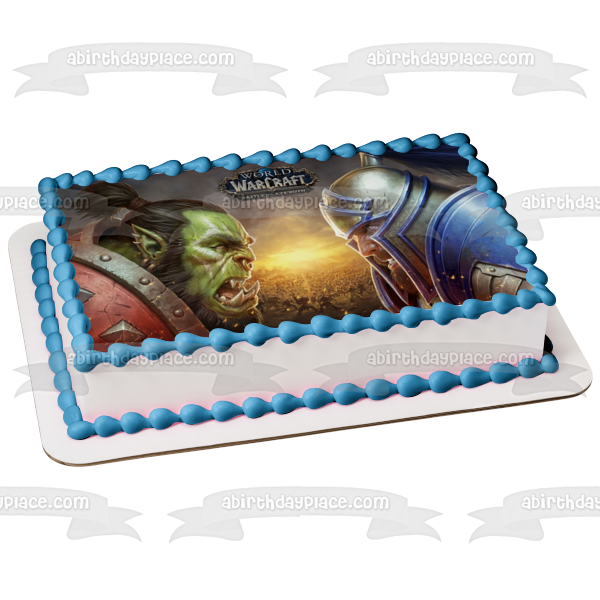 World of Warcraft Battle for Azeroth Thrall Edible Cake Topper Image ABPID53398