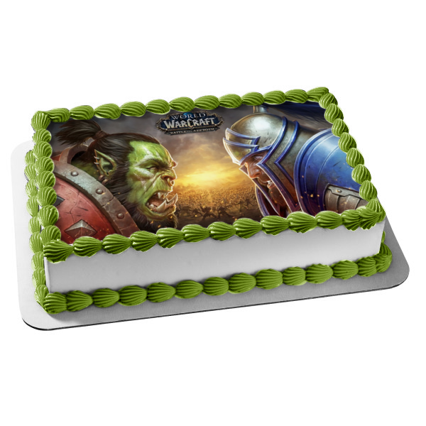 World of Warcraft Battle for Azeroth Thrall Edible Cake Topper Image ABPID53398