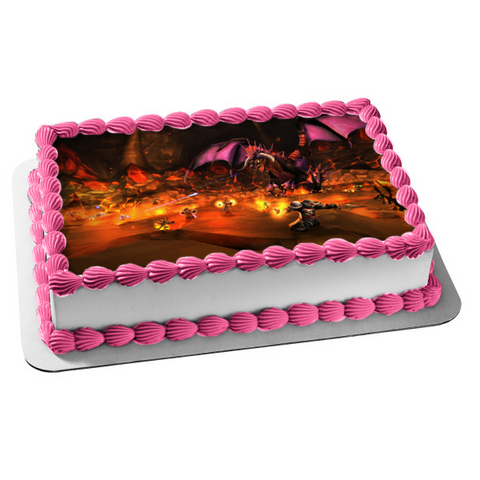 World of Warcraft Onyxia Edible Cake Topper Image ABPID53402