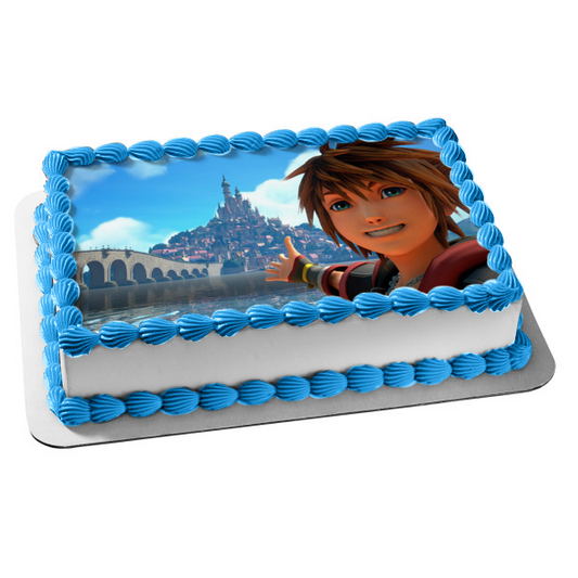 Kingdom Hearts Sora Edible Cake Topper Image ABPID53413