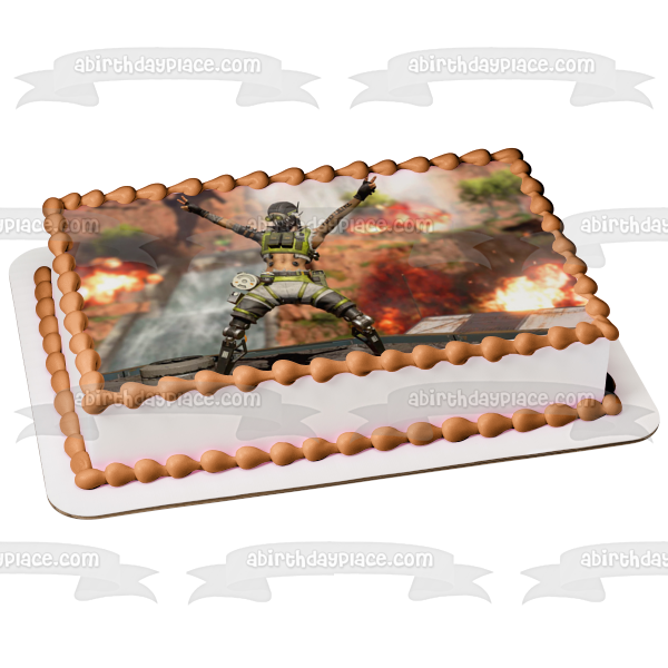 Apex Legends Octane Edible Cake Topper Image ABPID53434