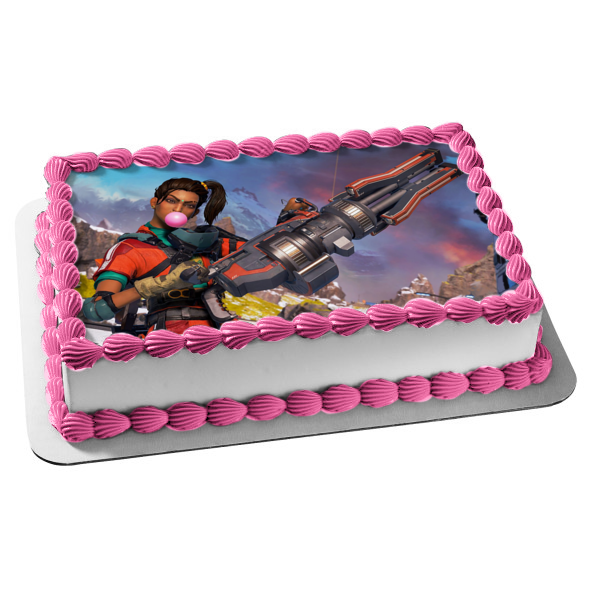 Apex Legends Rampart Edible Cake Topper Image ABPID53438