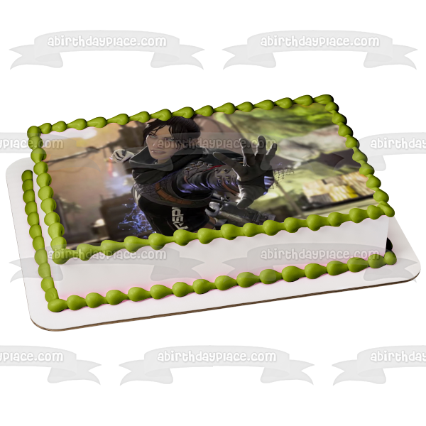 Apex Legends Wraith Edible Cake Topper Image ABPID53439