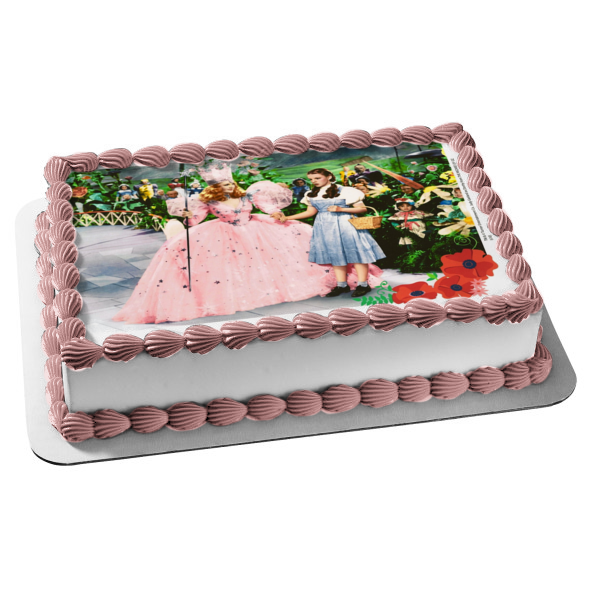 The Wizard of Oz Dorothy Glinda the Good Witch Edible Cake Topper Image ABPID03911
