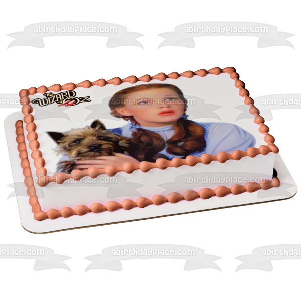 The Wizard of Oz Dorothy and Toto Edible Cake Topper Image ABPID03920