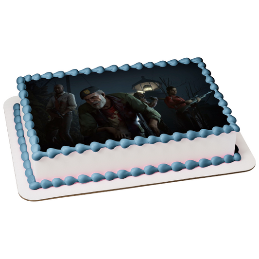 Imagen comestible para tarta de Left 4 Dead 2 Bill Coach Ellis Francis ABPID53462 