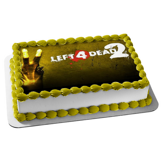 Left 4 Dead 2 Logo Edible Cake Topper Image ABPID53463