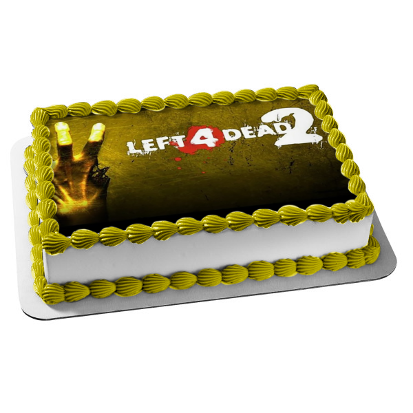 Left 4 Dead 2 Logo Edible Cake Topper Image ABPID53463