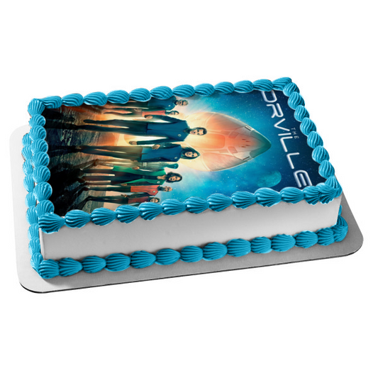 The Orville Ed Mercer Kelly Grayson Sci Fi Comedy TV Show Póster comestible para tarta imagen ABPID53468 